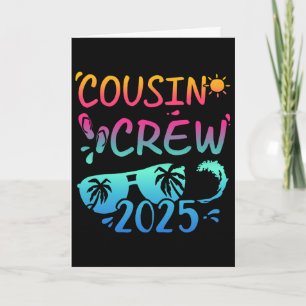 Carte Équipage de cousins 2025 pour les vacances d'été d