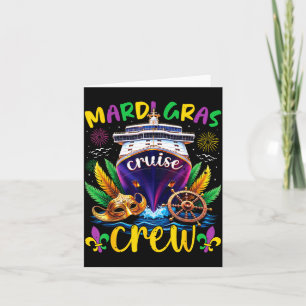 Carte Équipage de croisière Mardi Gras 2026 Mardi Gras P