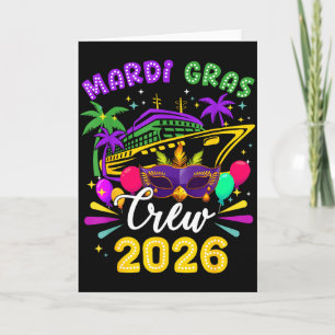 Carte Équipage de croisière Mardi Gras Carnival 2026 Voy
