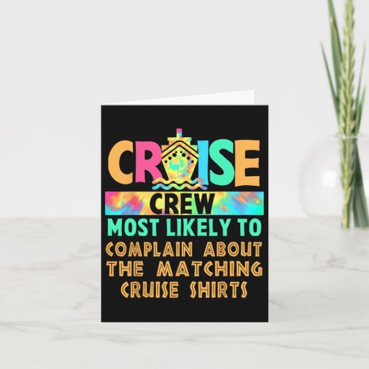 Carte Équipage De Croisières Le Plus Susceptible De Se P (Devant)