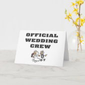 Carte Équipage officiel de mariage (Fleur jaune)