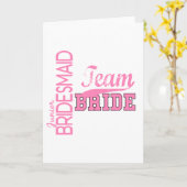 Carte Équipe 1 JUNIOR JR BRIDESMAID (Fleur jaune)