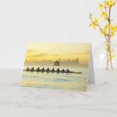 Carte Équipe 2 d'aviron (Fleur jaune)