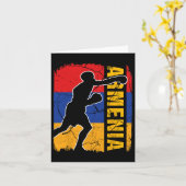 Carte Équipe arménienne de boxe Gants arméniens de boxe (Fleur jaune)