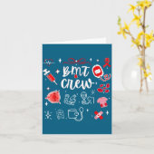 Carte Équipe Bmt Illustration de greffe de moelle osseus (Fleur jaune)