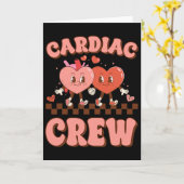 Carte Équipe cardiaque Infirmière cardiaque Écho Tech Jo (Fleur jaune)
