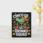Carte Équipe Cinco De Drinko (Fleur jaune)