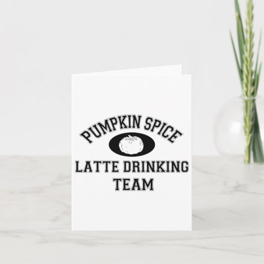 Carte Équipe citrouille Latte Spice - Psl Lover Fall (Devant)