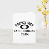 Carte Équipe citrouille Latte Spice - Psl Lover Fall (Fleur jaune)