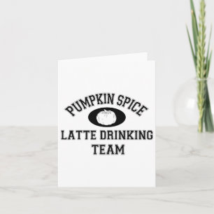 Carte Équipe citrouille Latte Spice - Psl Lover Fall
