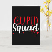 Carte Équipe Cupidon Cœurs Saint-Valentin Cupidons Coupl (Fleur jaune)