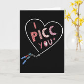 Carte Équipe d'accès vasculaire de la Saint-Valentin du (Fleur jaune)