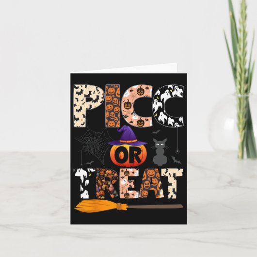 Carte Équipe d'accès vasculaire Vat mignonne Halloween i (Devant)