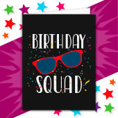 Carte Équipe d'anniversaire du cool Fun Matching Group
