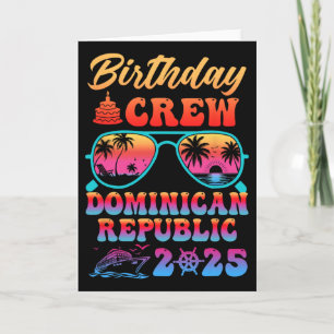 Carte Équipe d'anniversaire en République dominicaine Va
