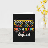 Carte Équipe de 3e année Cute enseignant Super Retour T (Fleur jaune)