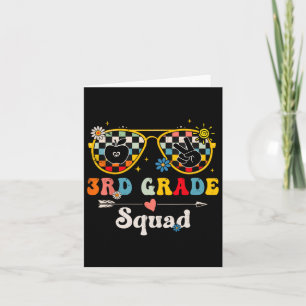 Carte Équipe de 3e année Cute enseignant Super Retour T
