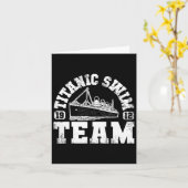 Carte Équipe De Baignade Titanique - Baignade Amusante E (Fleur jaune)