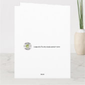 Carte équipe de baseball king fin de saison cadeau perso (Dos)