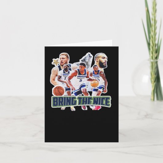Carte Équipe de basket-ball Minnesota Squad Design 1 (Devant)