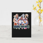 Carte Équipe de basket-ball Minnesota Squad Design 1 (Fleur jaune)