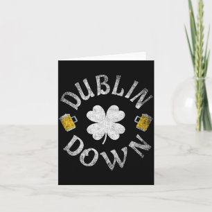 Carte Équipe de boisson irlandaise de Dublin St. Patrick