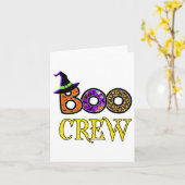 Carte Équipe de boo costume d'Halloween (Fleur jaune)