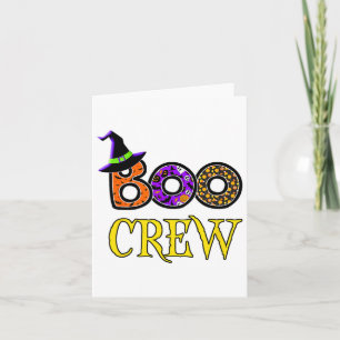 Carte Équipe de boo costume d'Halloween
