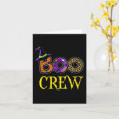 Carte Équipe de boo costume d'Halloween (Fleur jaune)