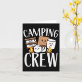 Carte Équipe de camping Smore Campfire Group Équipe de p (Fleur jaune)