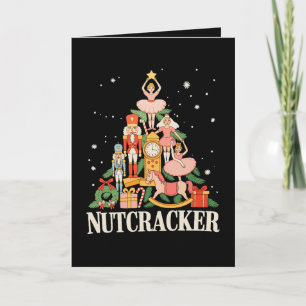 Carte Équipe de Casse-Noisette de Noël Ballet Danse Xmas
