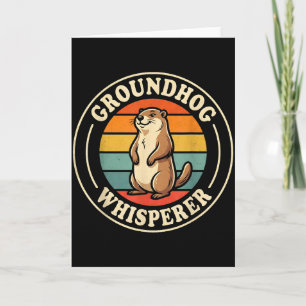 Carte Équipe de chuchoteur de marmotte Shadow Cool Groun