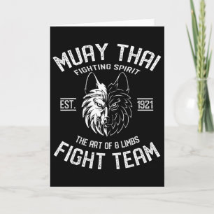 Carte Équipe de combat Muay Thai Wolf - Nak Muay, G kick