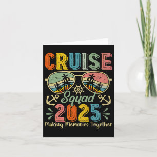 Carte Équipe de croisière 2025 Groupe familial assorti V