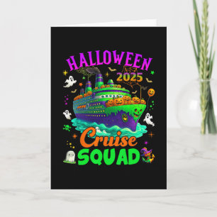 Carte Équipe de croisière Halloween 2025 Croisière en ba
