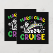 Carte Équipe de croisière Mardi Gras (Devant / Derrière)