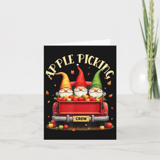 Carte Équipe de cueillette de pommes correspondant à l'a (Devant)