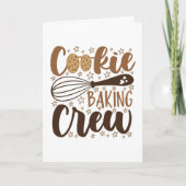 Carte Équipe de cuisson de biscuits amusants Création (Devant)