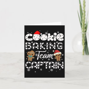 Carte Équipe de cuisson des biscuits Capitaine Gingerbre