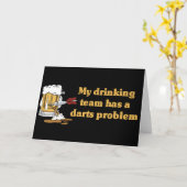 Carte Équipe de dards (Fleur jaune)