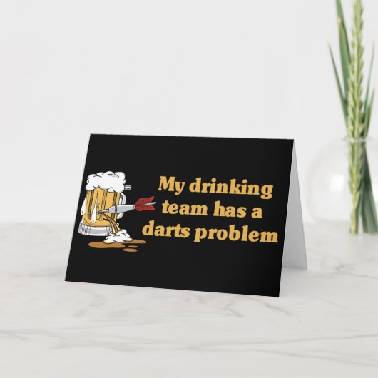 Carte Équipe de dards (Devant)
