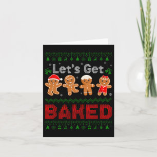 Carte Équipe de fabrication de biscuits Lets Get Baked B