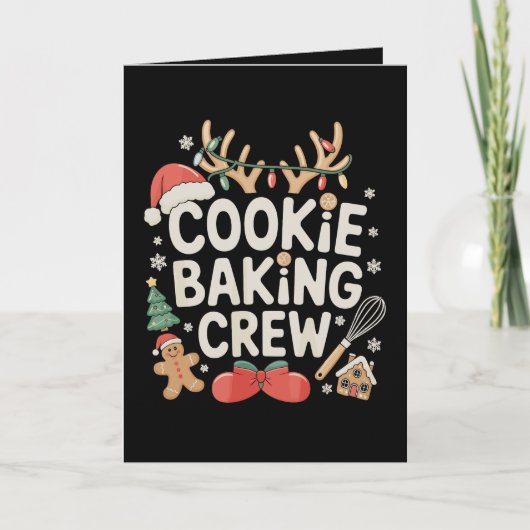 Carte Équipe de fabrication de biscuits Renne Cerfs Bisc (Devant)