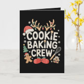 Carte Équipe de fabrication de biscuits Renne Cerfs Bisc (Fleur jaune)