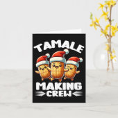 Carte Équipe de fabrication de tamales Nourriture mexica (Fleur jaune)