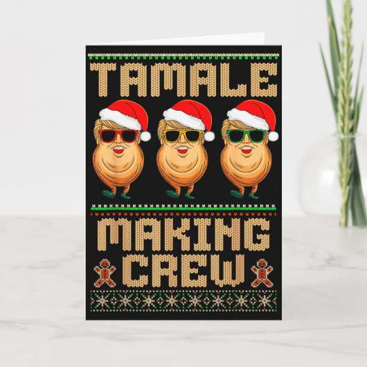 Carte Équipe de fabrication de tamales Saison des tamale (Devant)