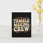 Carte Équipe de fabrication de tamales Saison des tamale (Fleur jaune)