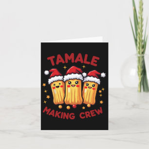 Carte Équipe de fabrication de Tamales Saison des Tamale