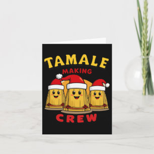 Carte Équipe de fabrication de tamales Saison des tamale