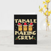 Carte Équipe de fabrication de tamales Saison des tamale (Fleur jaune)